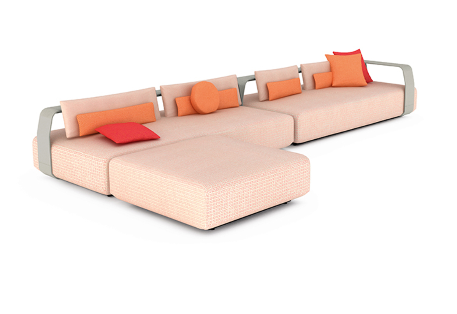 концепт 3 модульного дивана MANUTTI KUMO, цвет Shingle