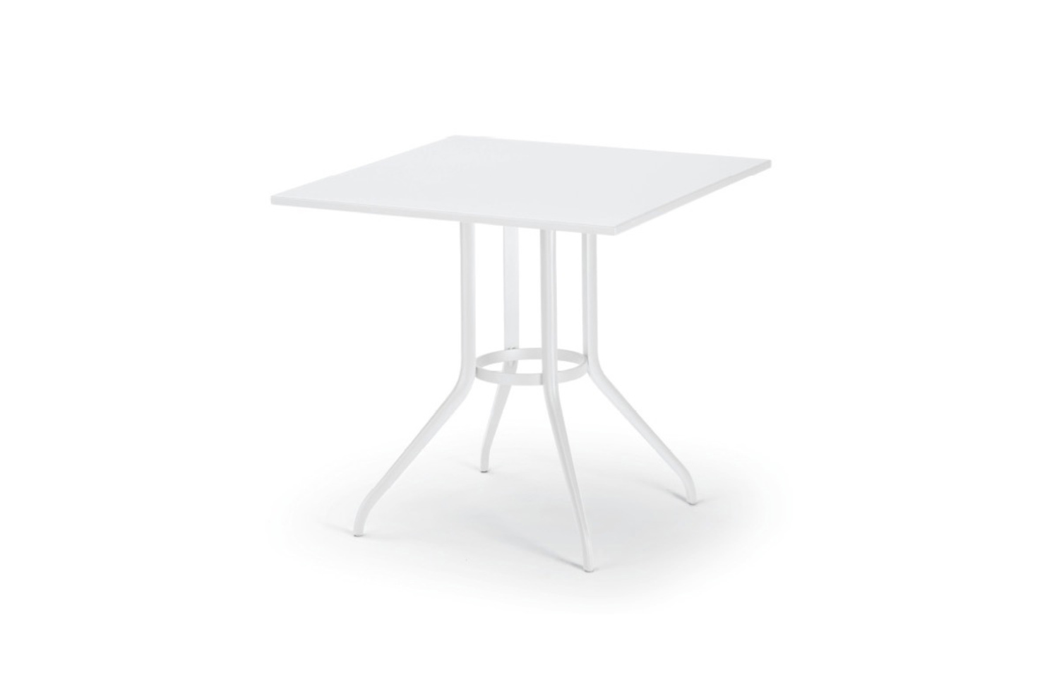 стол обеденный квадратный 80x80 DEDON InJoy white