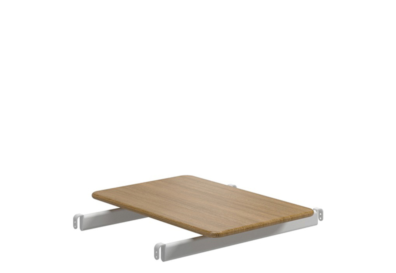 столик навесной Buffed Teak Top для центрального модуля дивана GLOSTER GRAND WEAVE, цвет grid white
